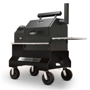 Yoder Smokers YS480s Competition Black with Stainless Shelves