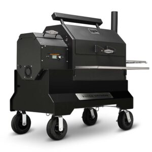 Yoder Smokers YS640s Competition Black with Stainless Shelves